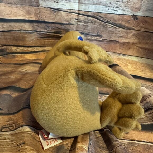 Vintage E.T. The Extra-Terrestrial Plush Toy Doll Blue Eyes Showtime Alien Kamar - Picture 6 of 8